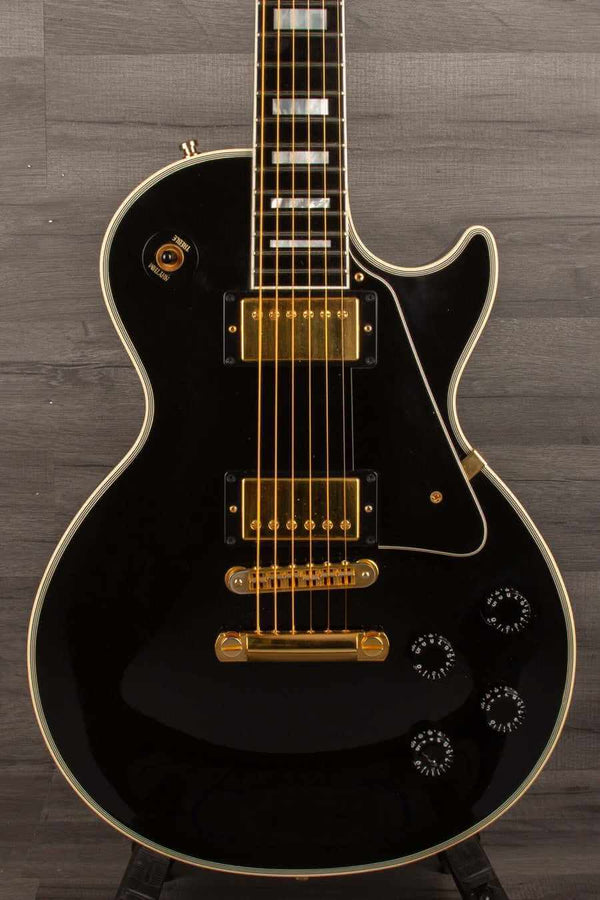 USED - Gibson Les Paul Custom Electric Guitar Black - 2007
