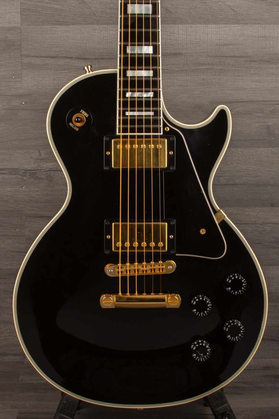 USED - Gibson Les Paul Custom Electric Guitar Black - 2007