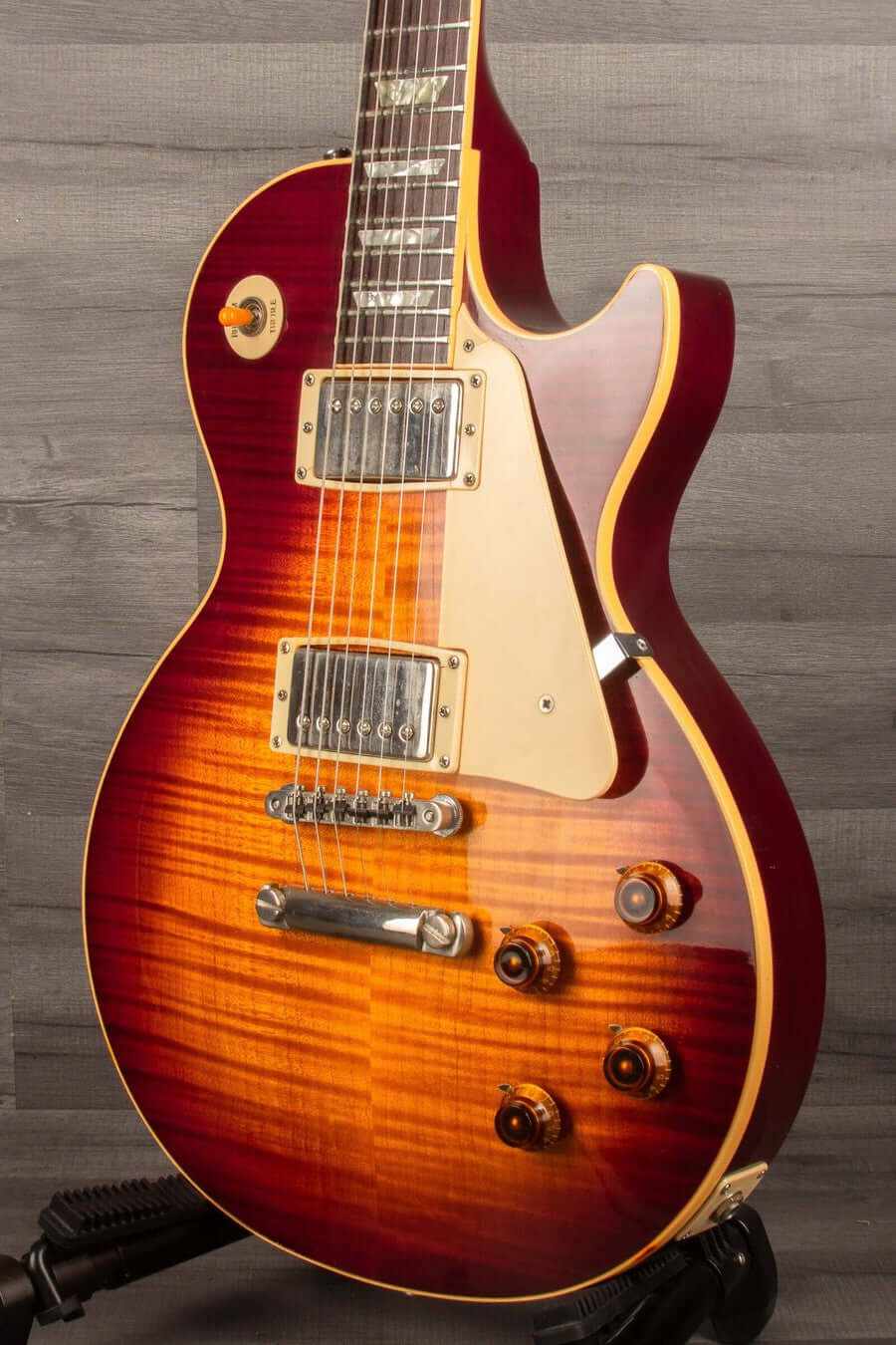 USED - Gibson Les Paul Pre-Historic 1959 Flametop Reissue Electric Guitar - 1986
