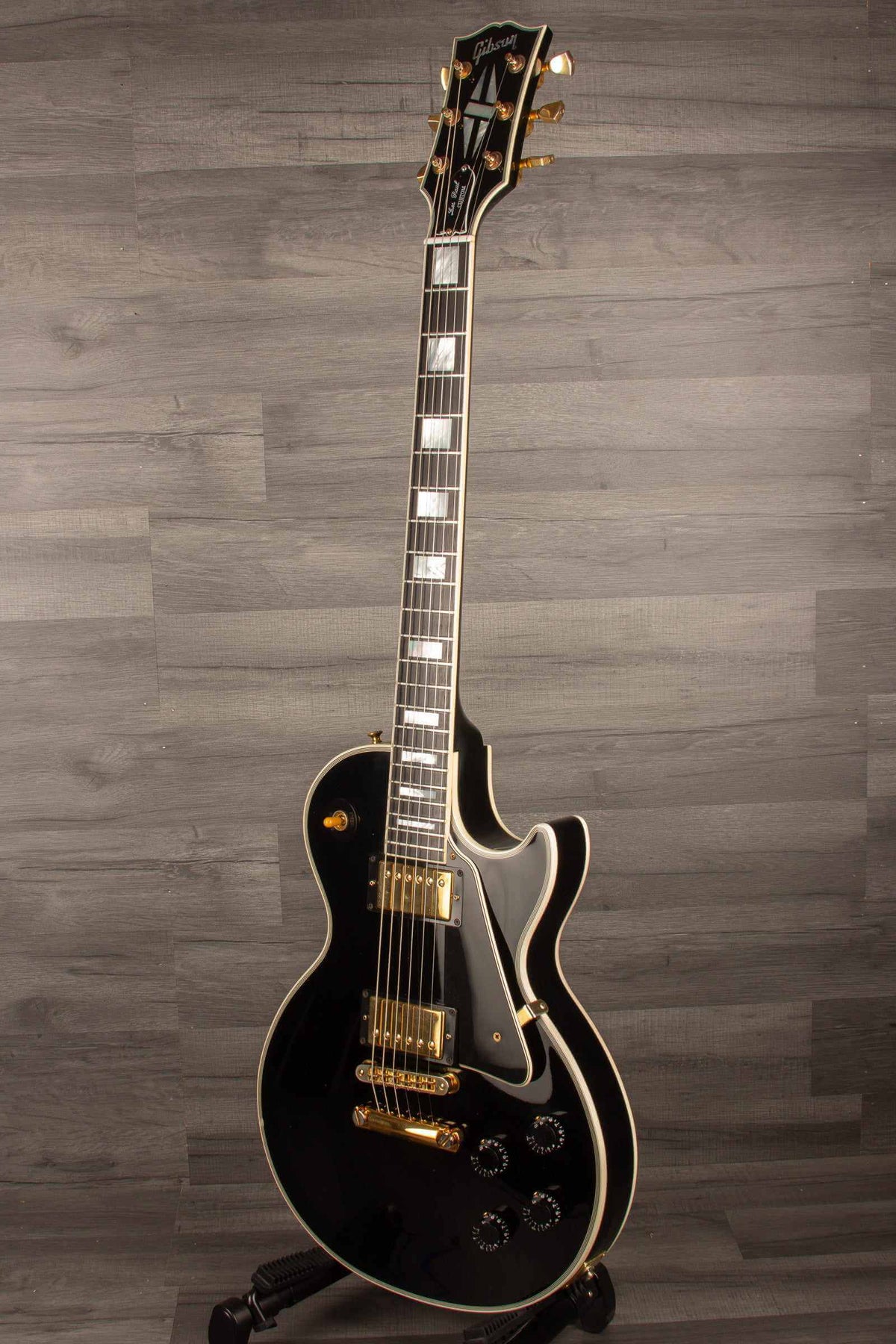 USED - Gibson Les Paul Custom Electric Guitar Ebony - 2008