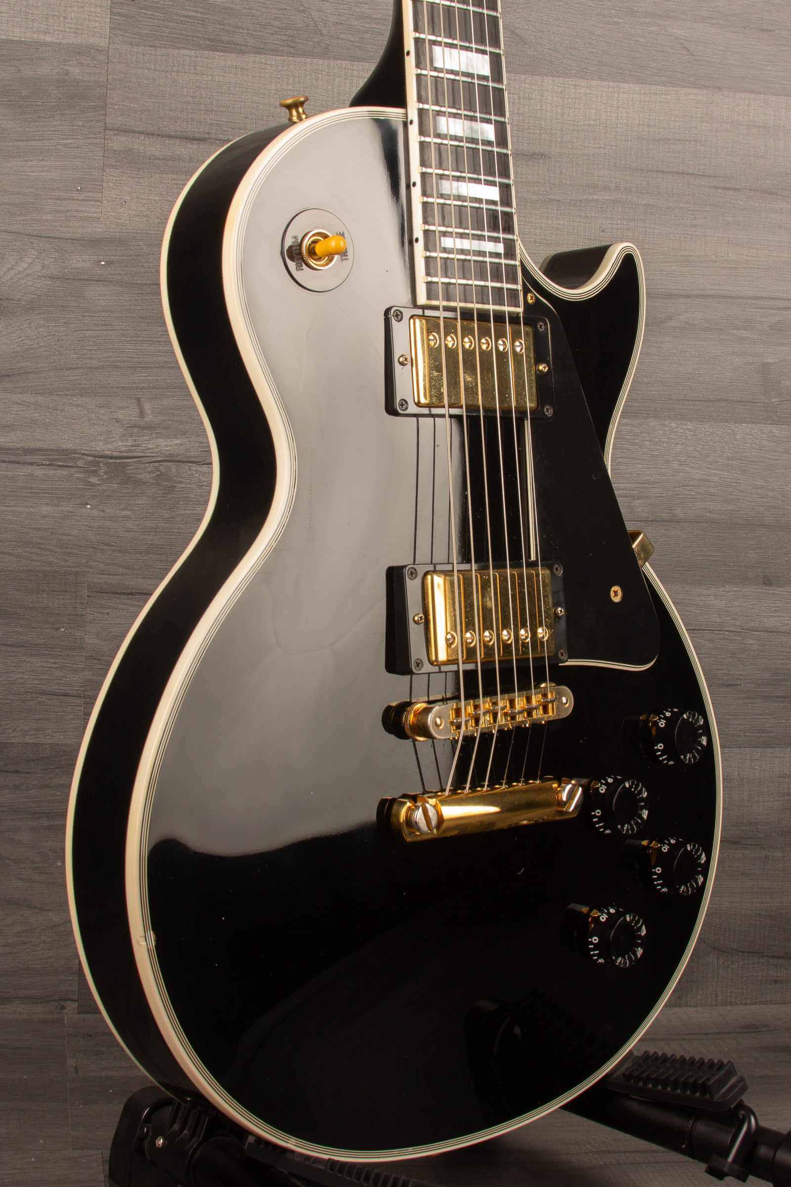 USED - Gibson Les Paul Custom Electric Guitar Ebony - 2008