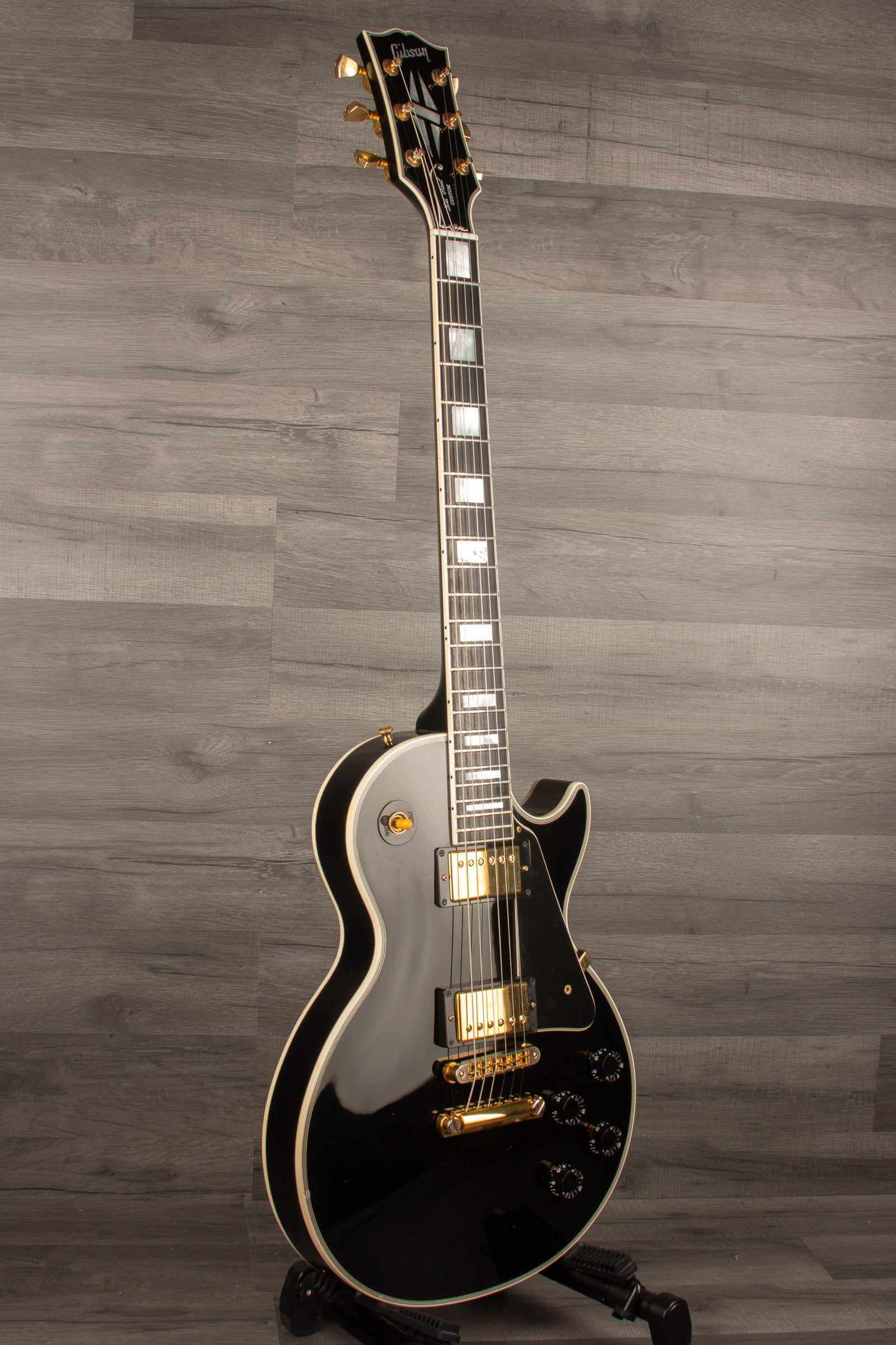 USED - Gibson Les Paul Custom Electric Guitar Ebony - 2008