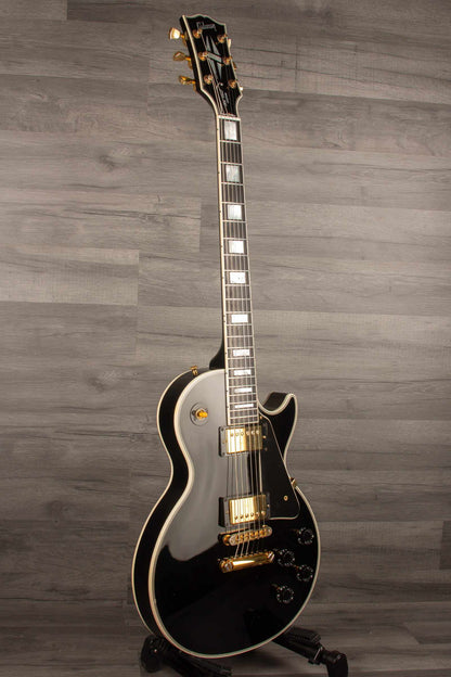 USED - Gibson Les Paul Custom Electric Guitar Ebony - 2008