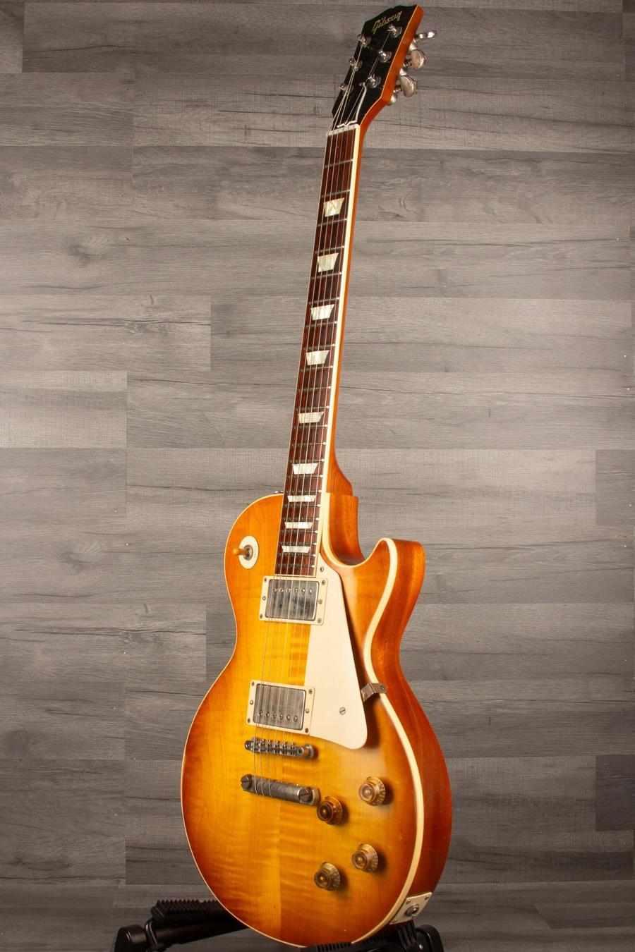 USED - Gibson R8 Custom Shop Les Paul - Aged Lemon Burst - MusicStreet