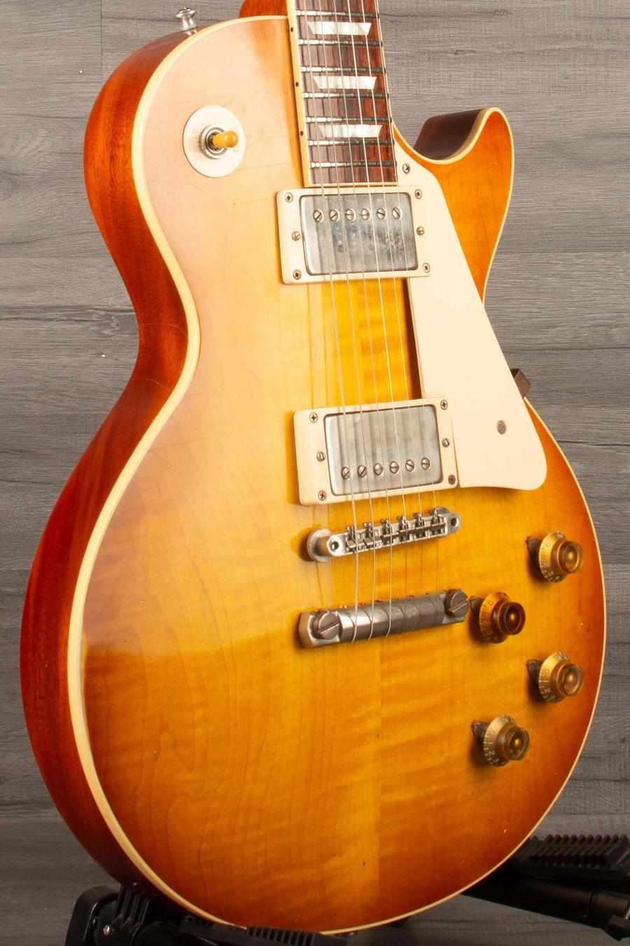 USED - Gibson R8 Custom Shop Les Paul - Aged Lemon Burst - MusicStreet