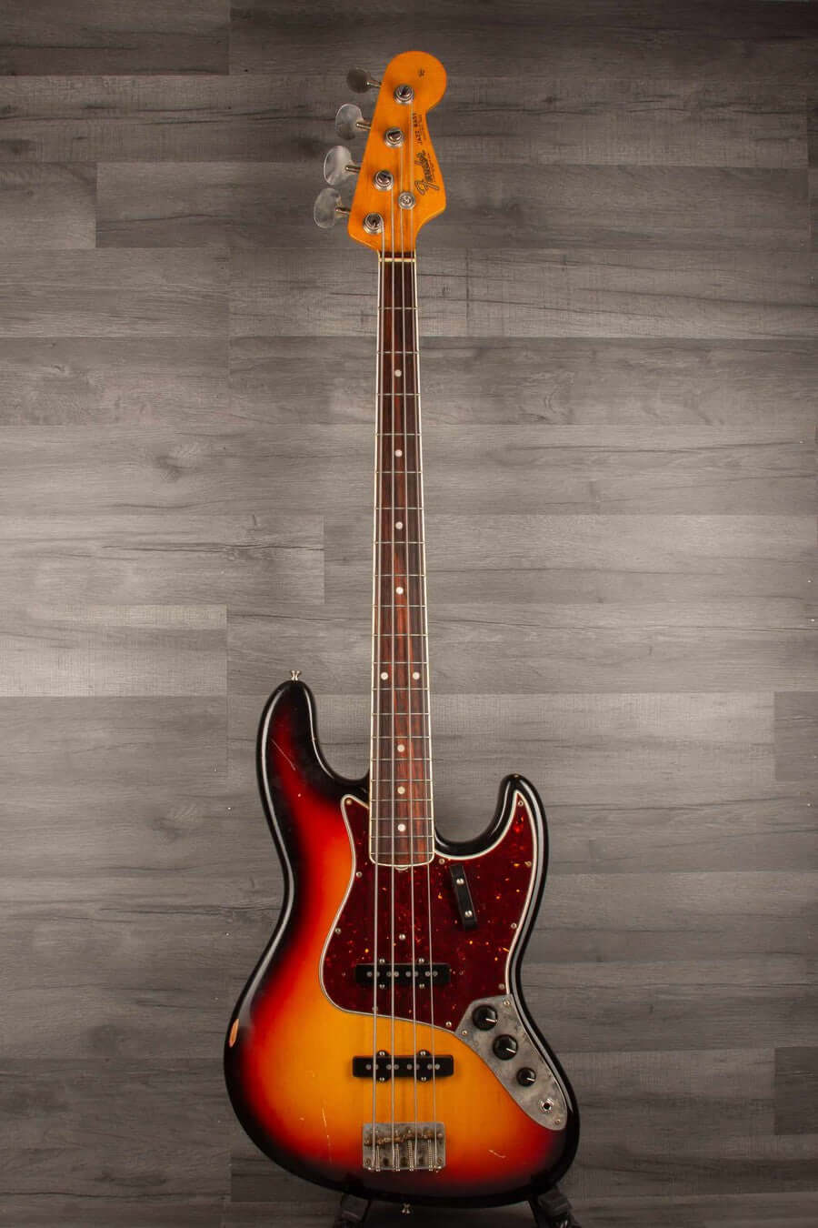 USED - Fender American Vintage II '66 Jazz Bass - 3 Tone Sunburst (aged finish)