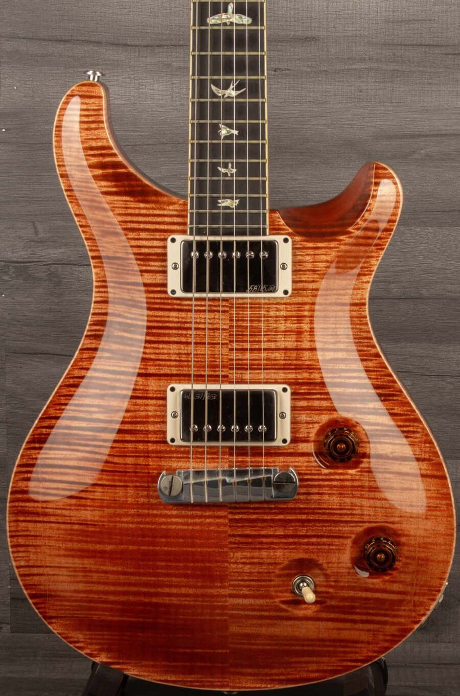 USED - PRS McCarty Wood Library 10 Top Ebony Fb - Copper S#233351