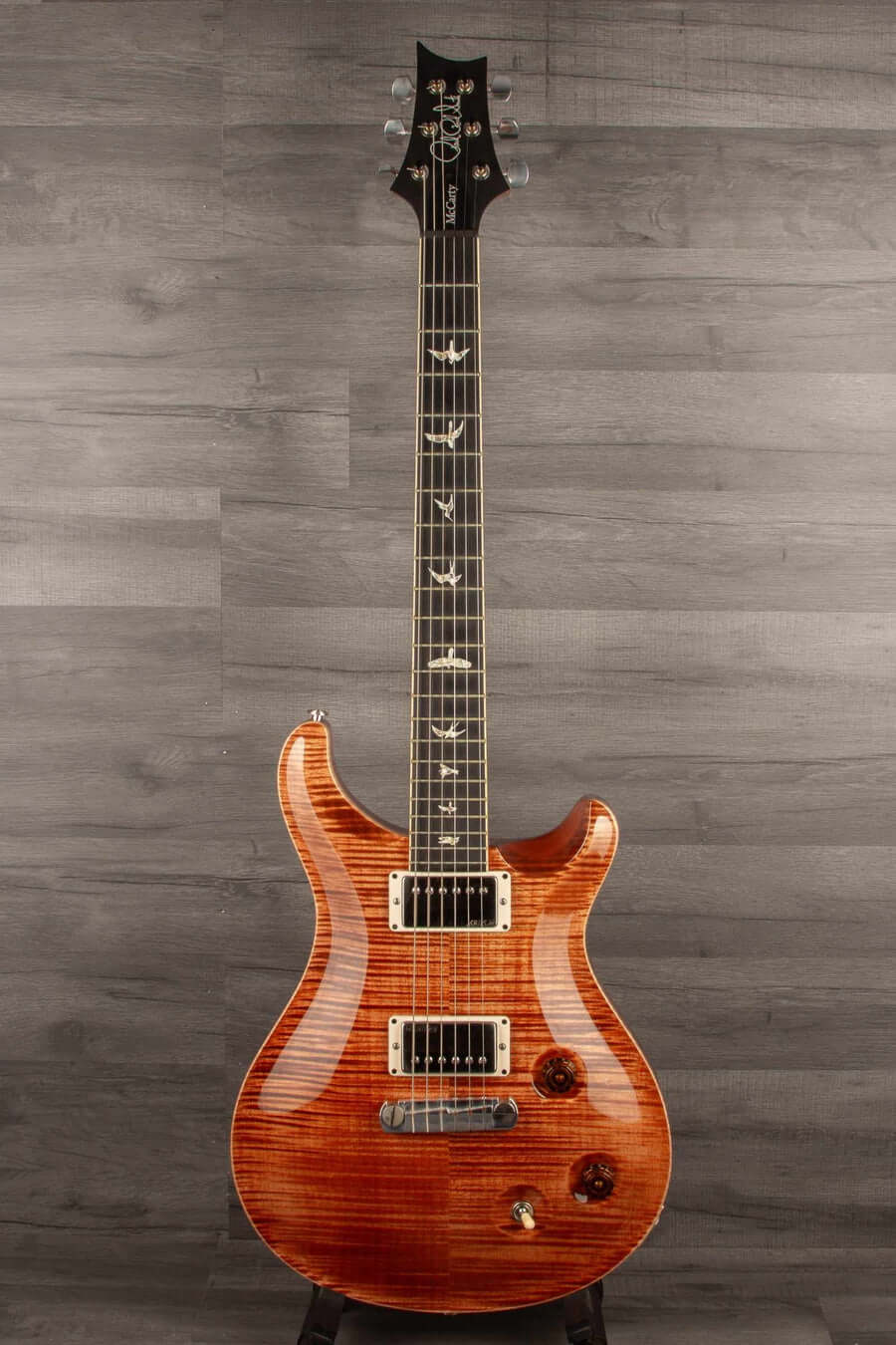 USED - PRS McCarty Wood Library 10 Top Ebony Fb - Copper S#233351 - MusicStreet