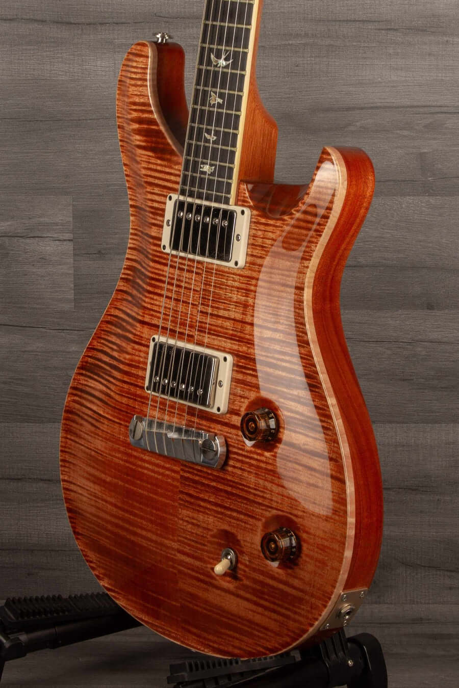 USED - PRS McCarty Wood Library 10 Top Ebony Fb - Copper S#233351