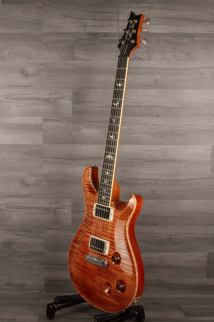 USED - PRS McCarty Wood Library 10 Top Ebony Fb - Copper S#233351