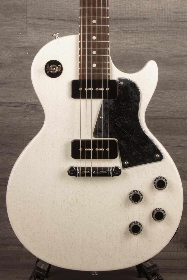 USED - Gibson Les Paul Special Tribute P90 2021 - Worn White Satin - MusicStreet
