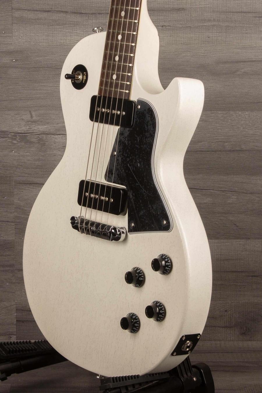 USED - Gibson Les Paul Special Tribute P90 2021 - Worn White Satin - MusicStreet