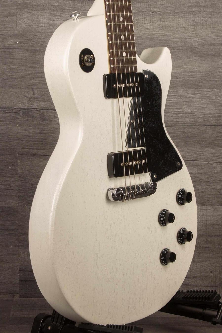 USED - Gibson Les Paul Special Tribute P90 2021 - Worn White Satin - MusicStreet