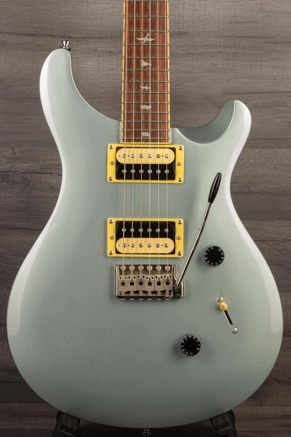 USED - PRS SE Standard 24 Electric Guitar - Bay Bridge Blue - front view showcasing the body and pickups.