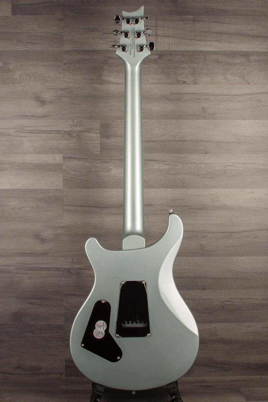 USED - PRS SE Standard 24 Electric Guitar - Bay Bridge Blue back view showcasing its sleek design.