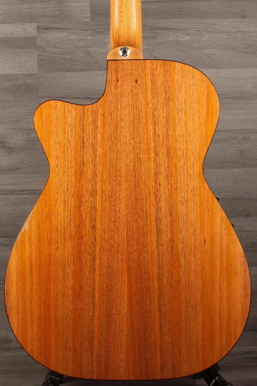 BACK VIEW of USED - Maton SRS808C Acoustic Guitar With AP5 Pro Pickup System showcasing solid Blackwood.