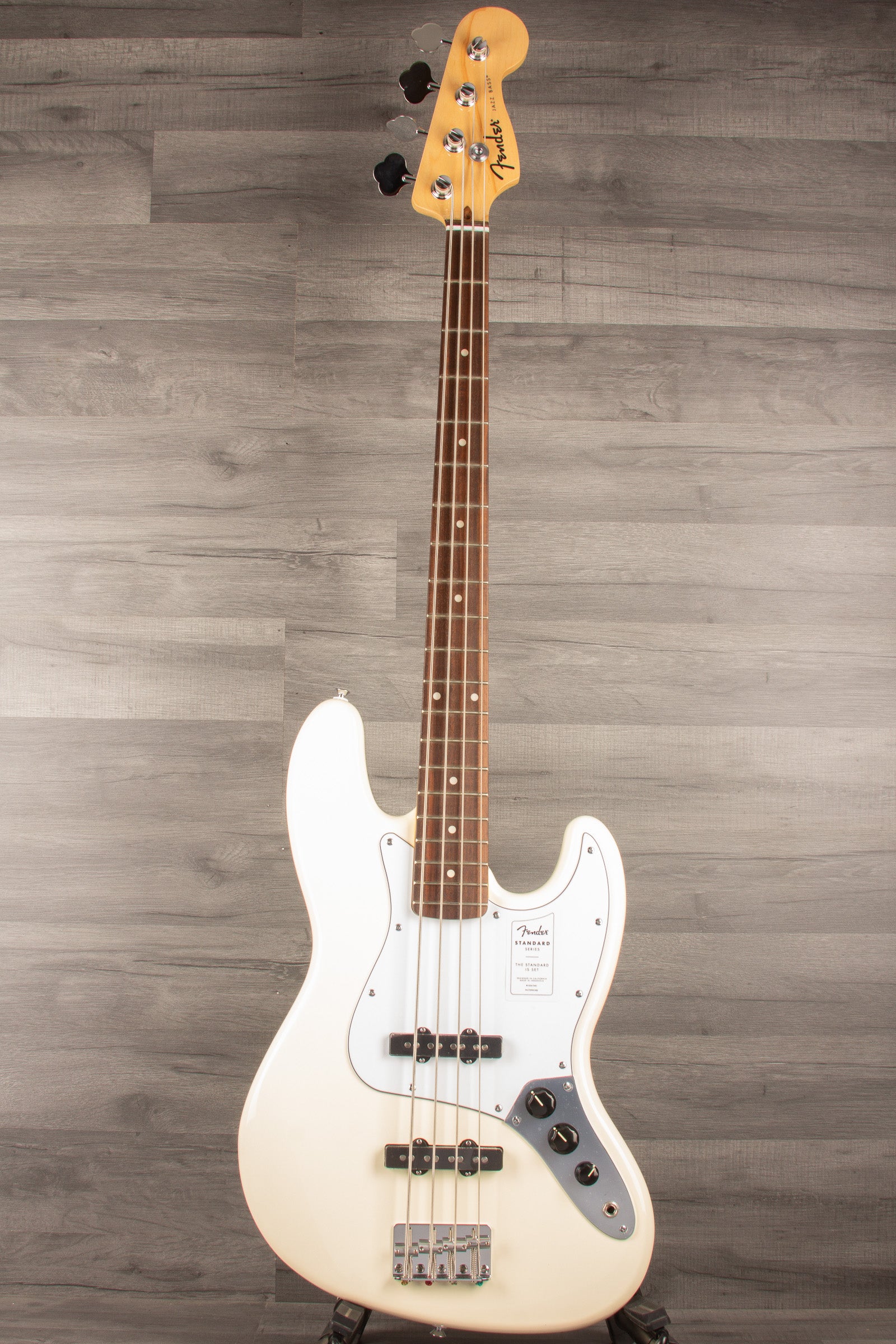 Fender Standard Jazz Bass , Olympic white - MusicStreet