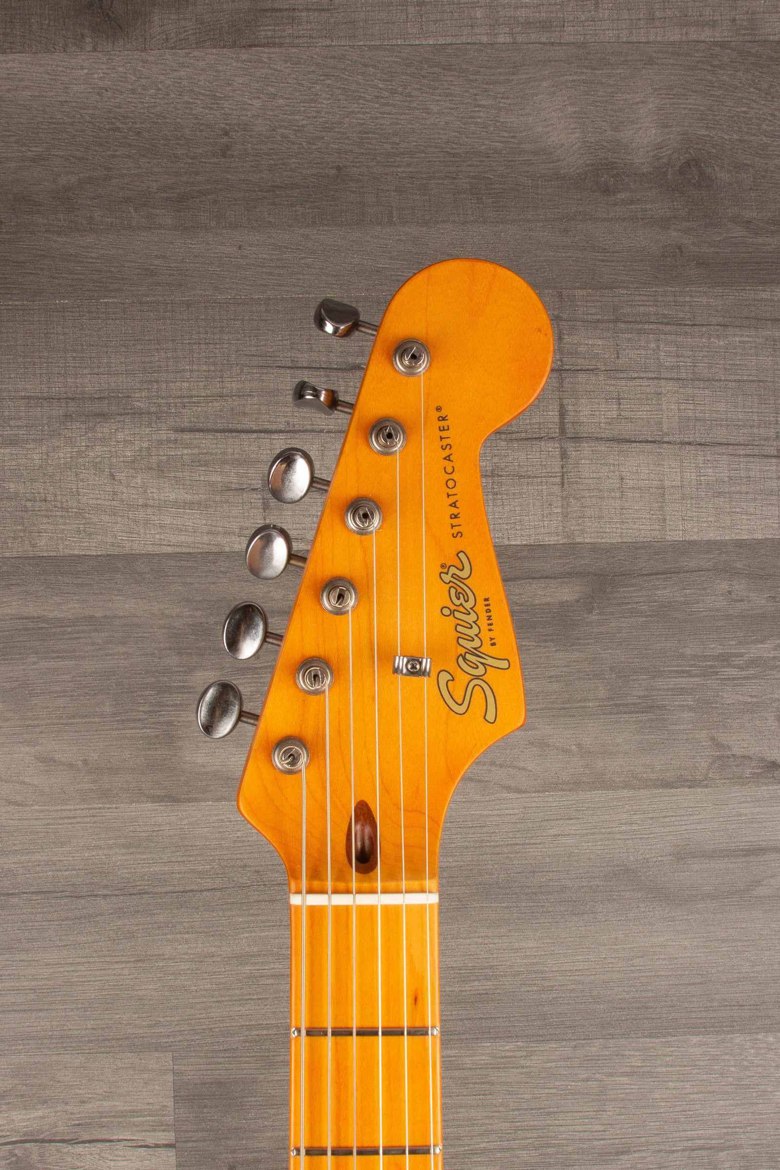 USED - Squier 40th Anniversary Strat Satin Sonic Blue + highwood saddles (inc gig bag)