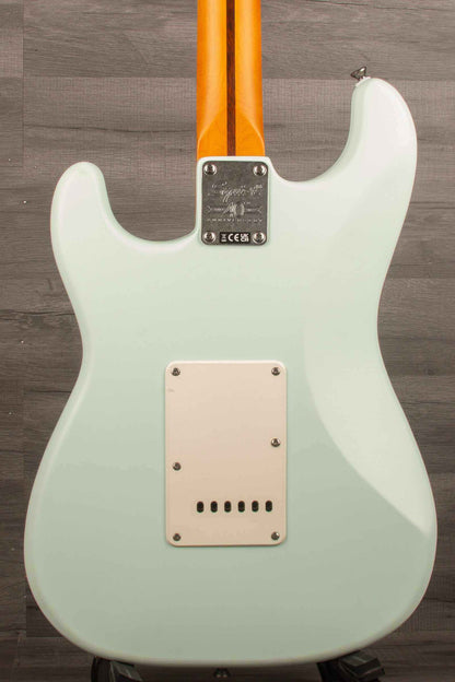 USED - Squier 40th Anniversary Strat Satin Sonic Blue + highwood saddles (inc gig bag)