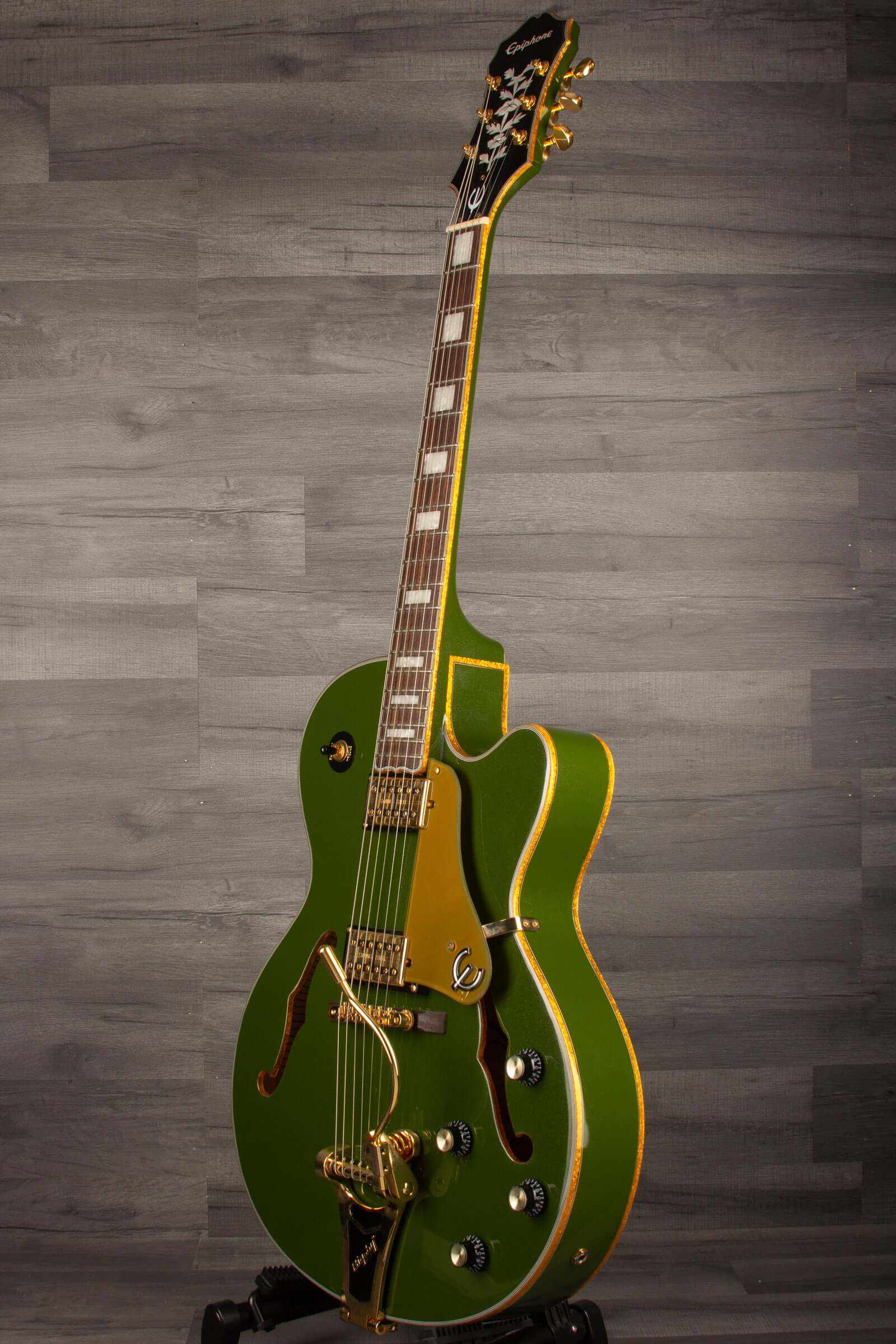 USED - Epiphone Emperor Swingster Forest green metallic inc hard case