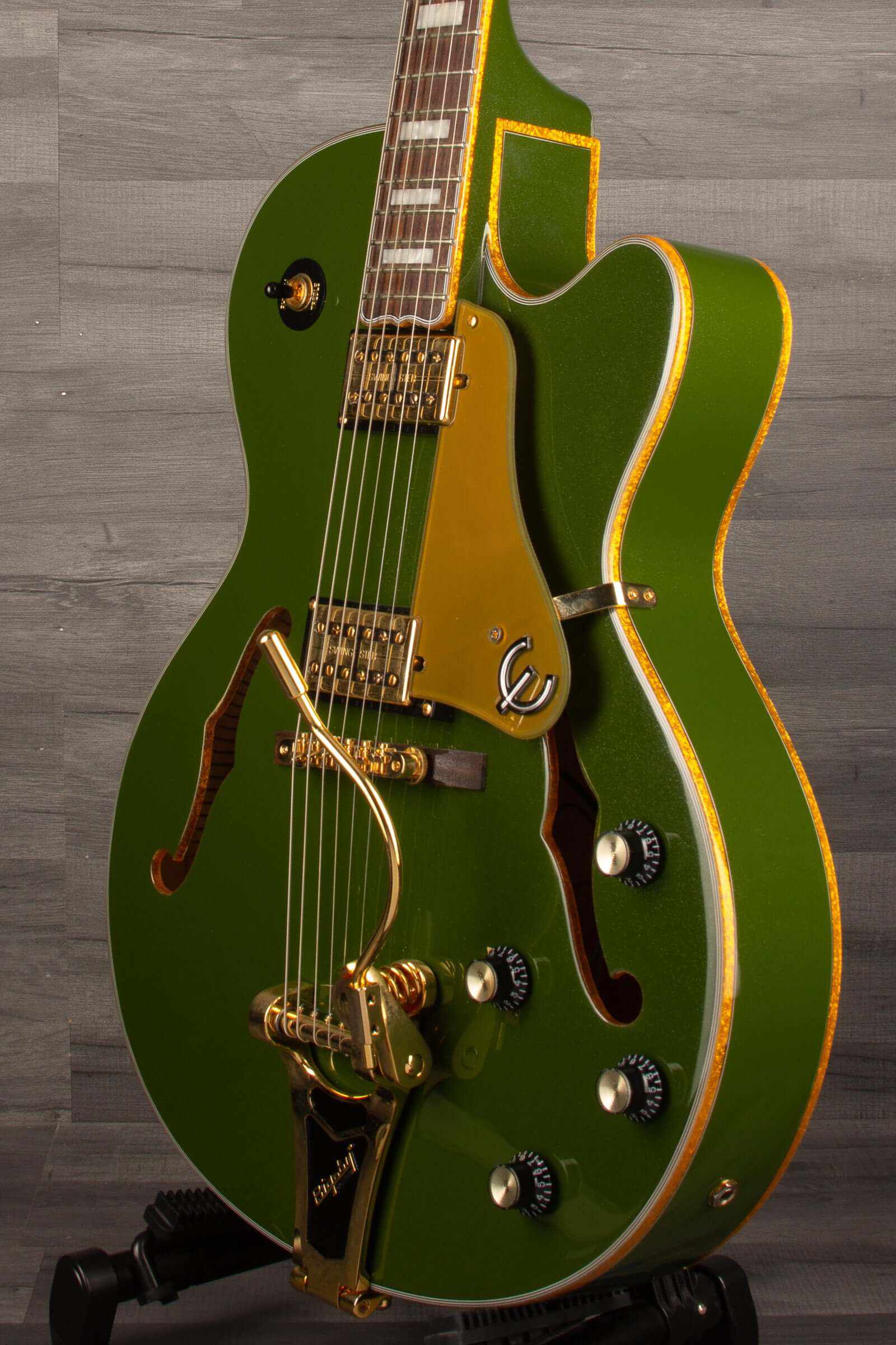 USED - Epiphone Emperor Swingster Forest green metallic inc hard case