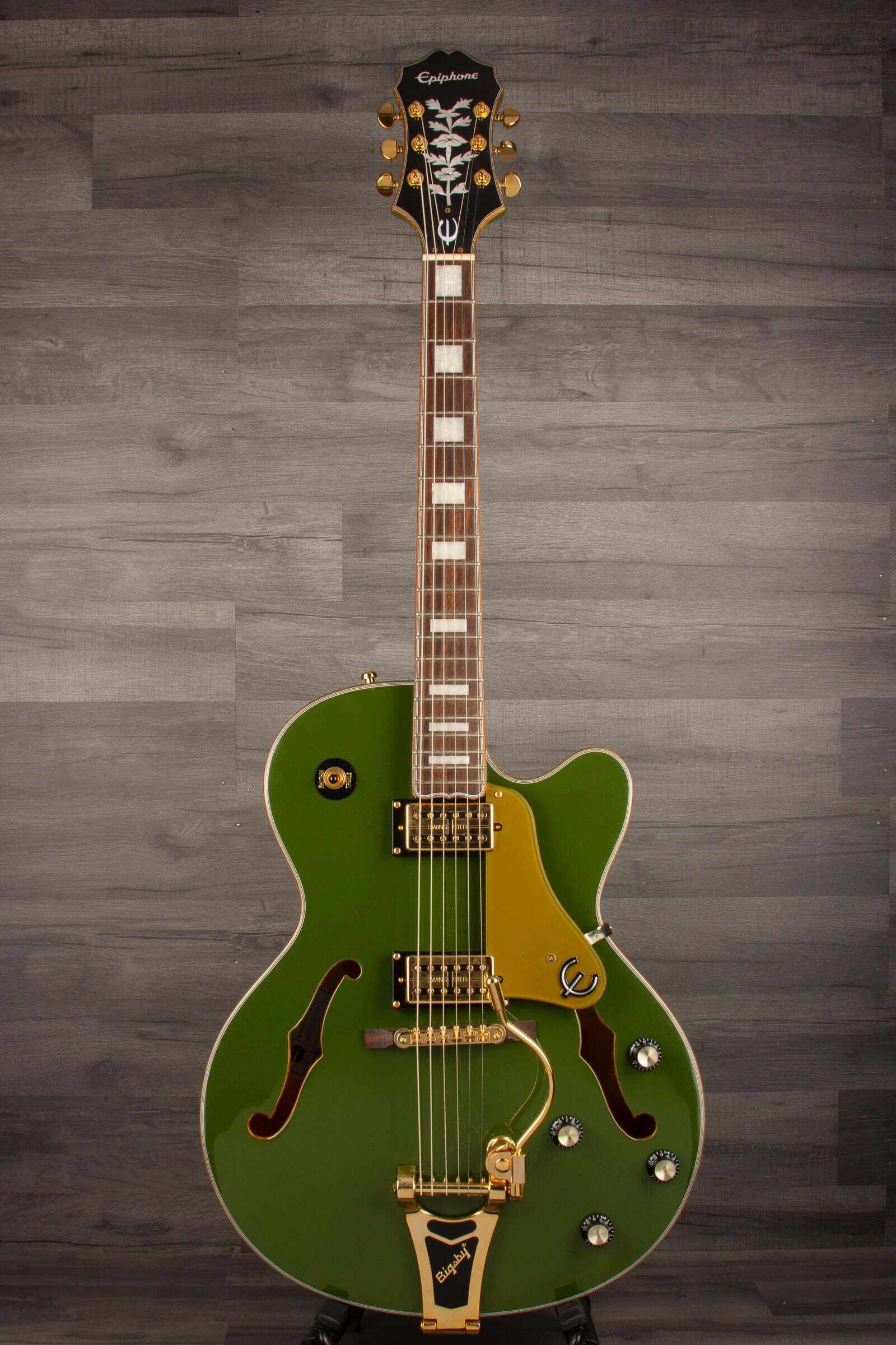 USED - Epiphone Emperor Swingster Forest green metallic inc hard case