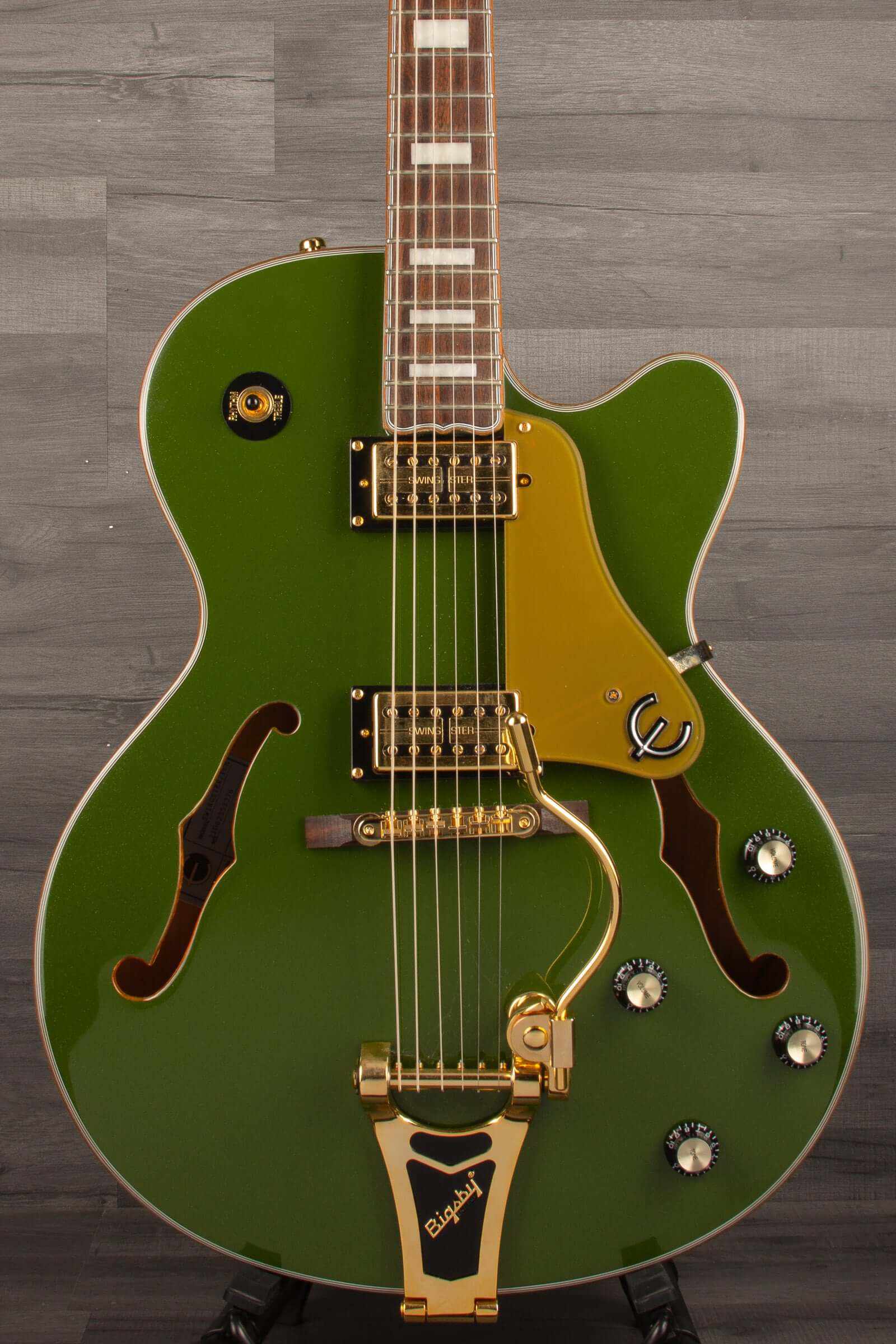 USED - Epiphone Emperor Swingster Forest green metallic inc hard case
