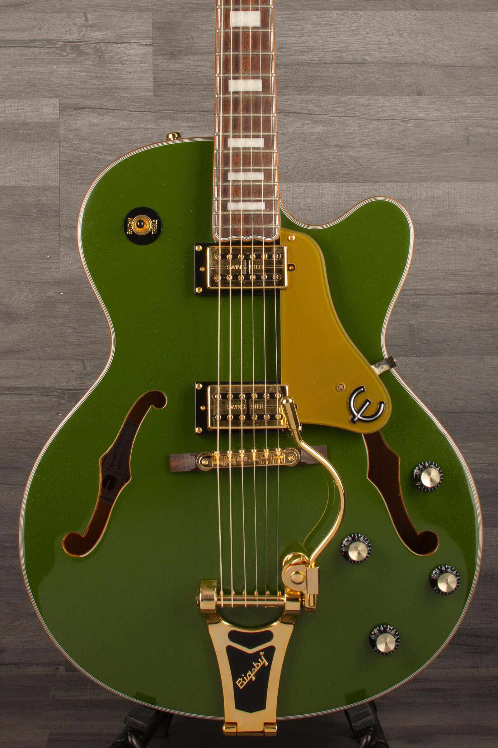 USED - Epiphone Emperor Swingster Forest green metallic inc hard case | MusicStreet