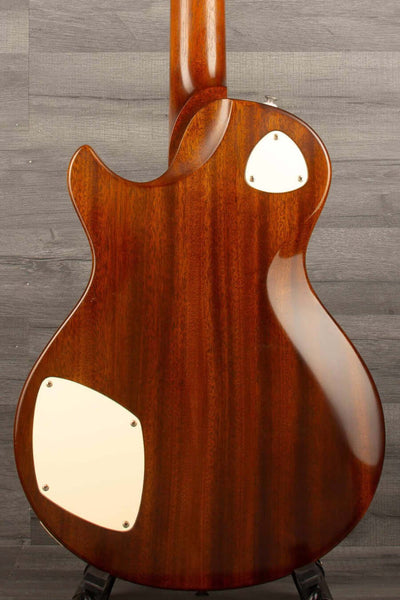 USED - Patrick James Eggle Macon Carved Top Electric Guitar - Forest Green Burst