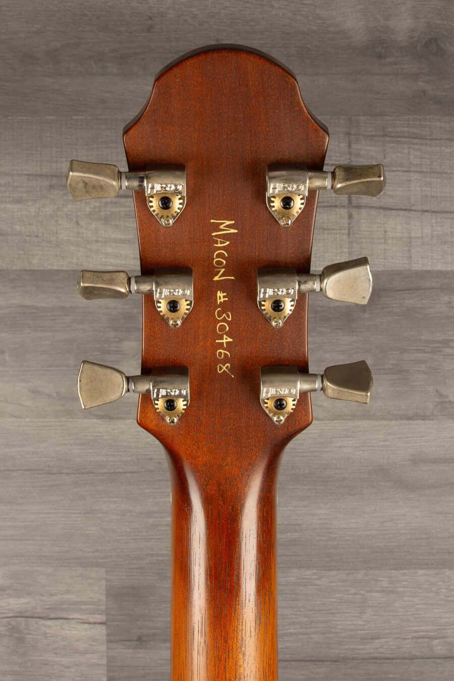 USED - Patrick James Eggle Macon Carved Top Electric Guitar - Forest Green Burst