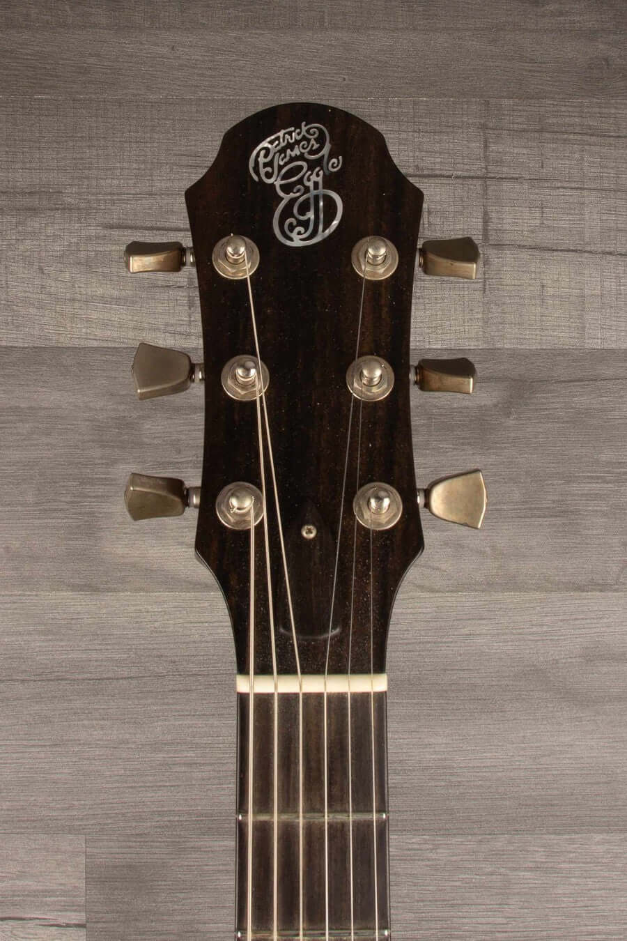 USED - Patrick James Eggle Macon Carved Top Electric Guitar - Forest Green Burst