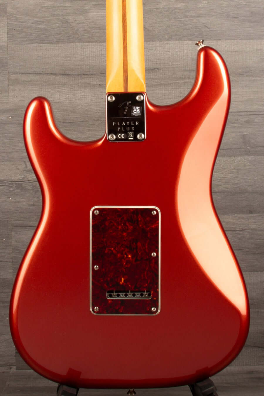 USED Fender Player Plus Stratocaster - Aged Candy Apple Red