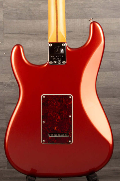 USED Fender Player Plus Stratocaster - Aged Candy Apple Red