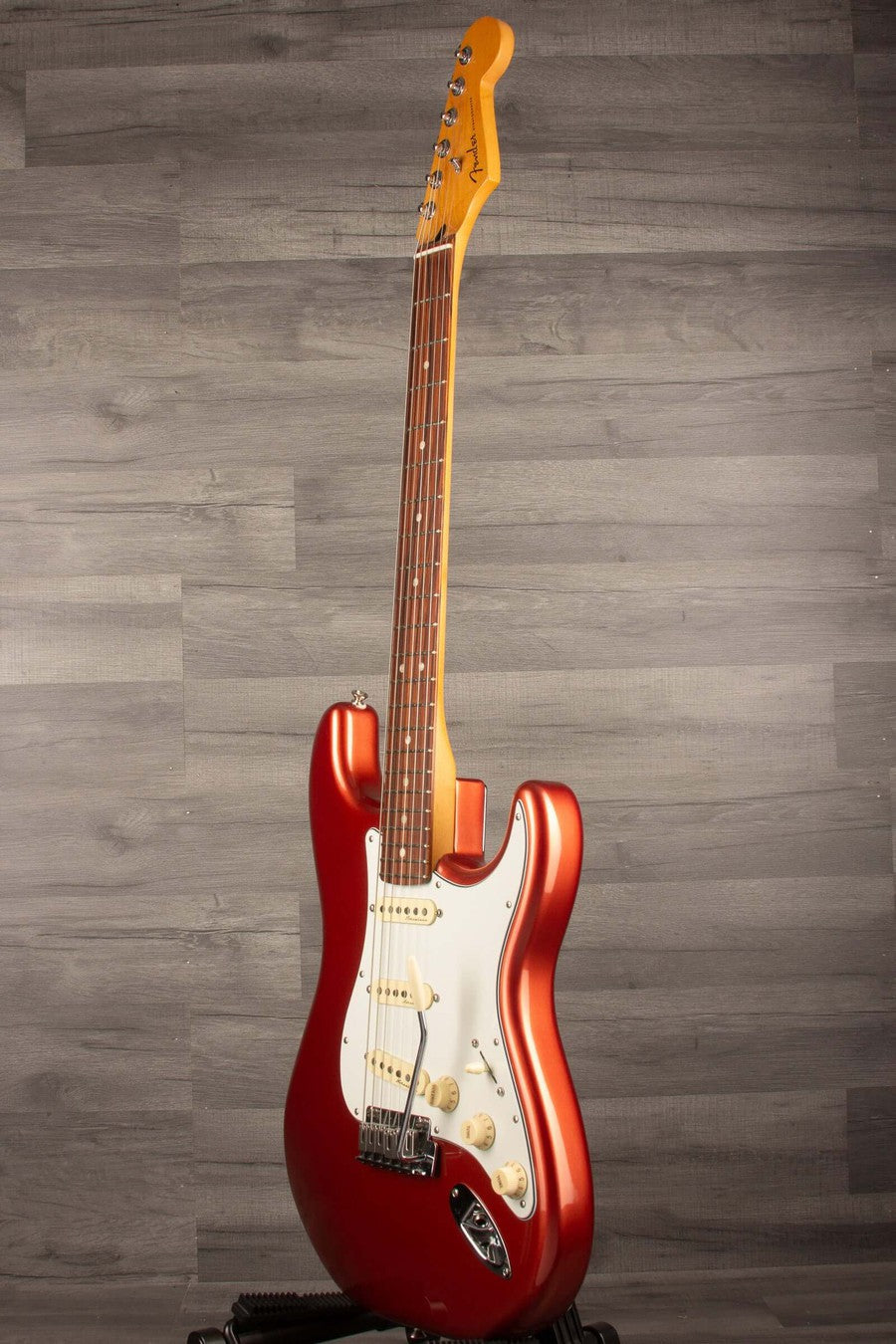USED Fender Player Plus Stratocaster - Aged Candy Apple Red
