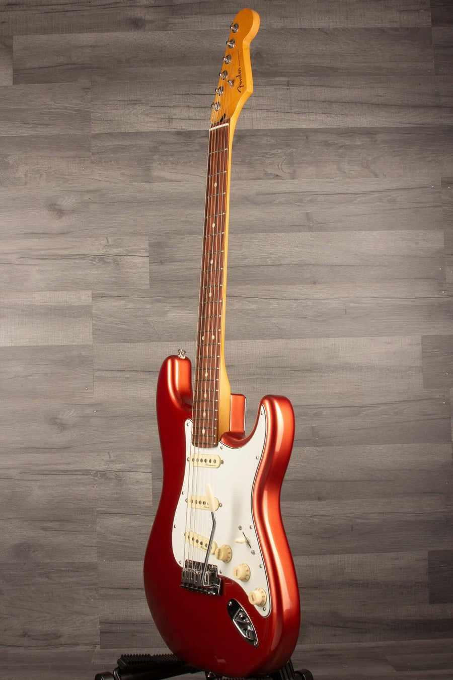 USED Fender Player Plus Stratocaster - Aged Candy Apple Red
