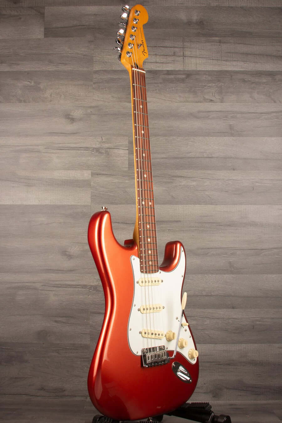 USED Fender Player Plus Stratocaster - Aged Candy Apple Red