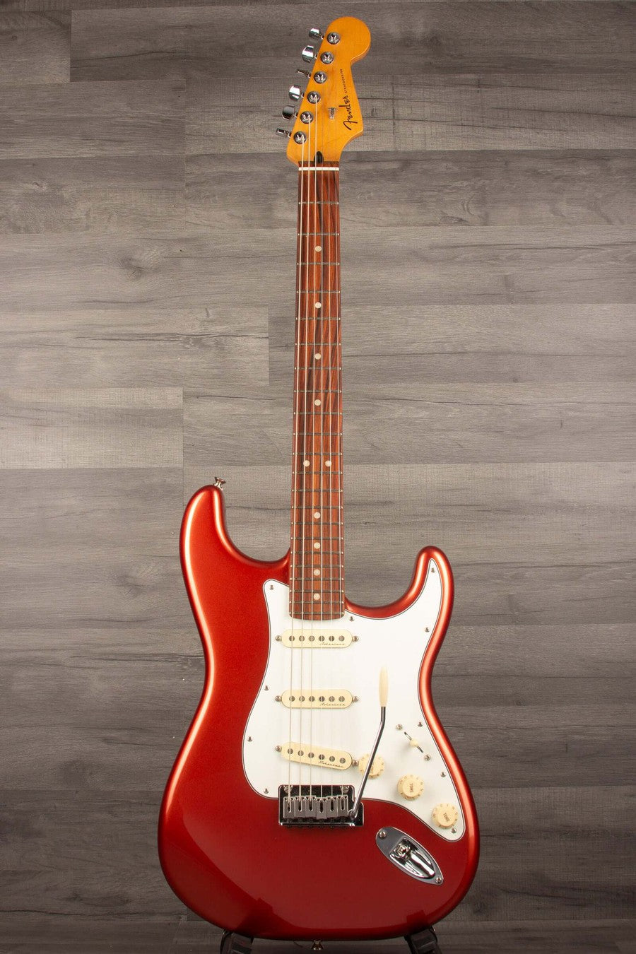 USED Fender Player Plus Stratocaster - Aged Candy Apple Red
