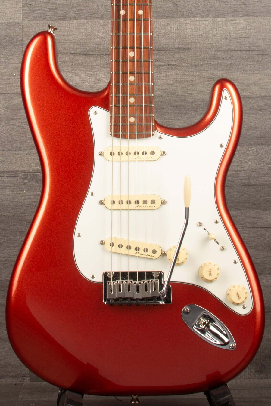 USED Fender Player Plus Stratocaster - Aged Candy Apple Red