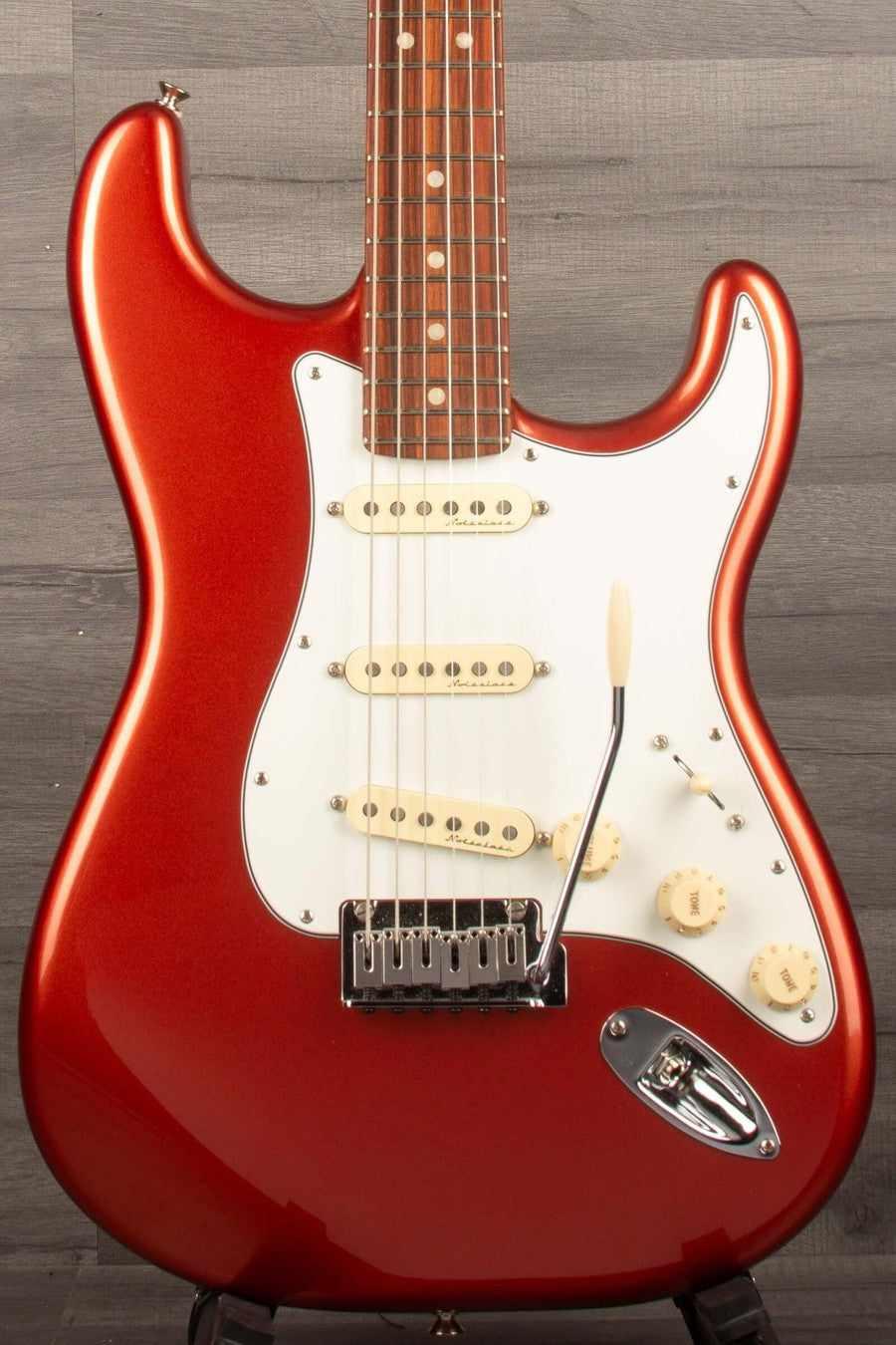 USED Fender Player Plus Stratocaster - Aged Candy Apple Red