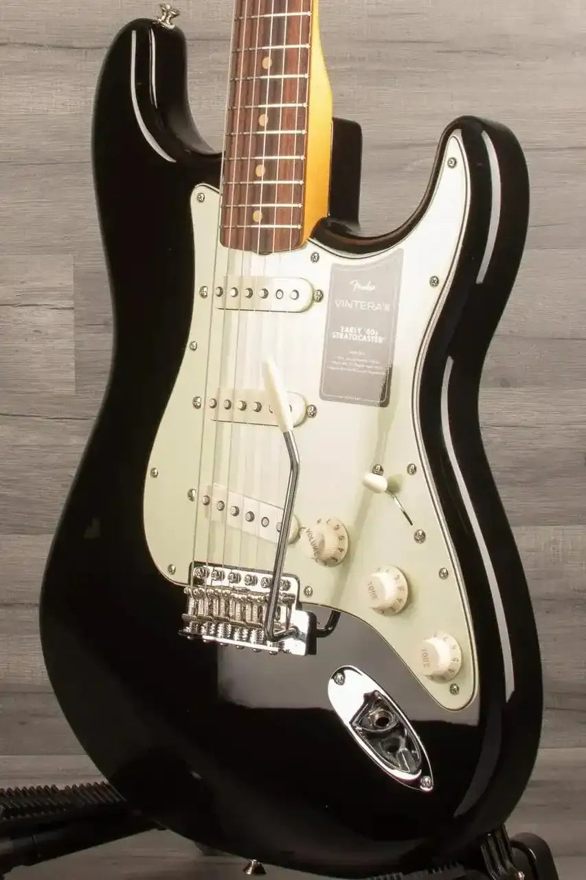 Fender Vintera® III Early '60s Stratocaster®, Rosewood Fingerboard, Black - MusicStreet