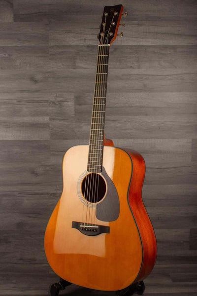 Yamaha FG5G - Acoustic Guitar showcasing a solid sitka spruce top and African mahogany body with scalloped FG bracing.