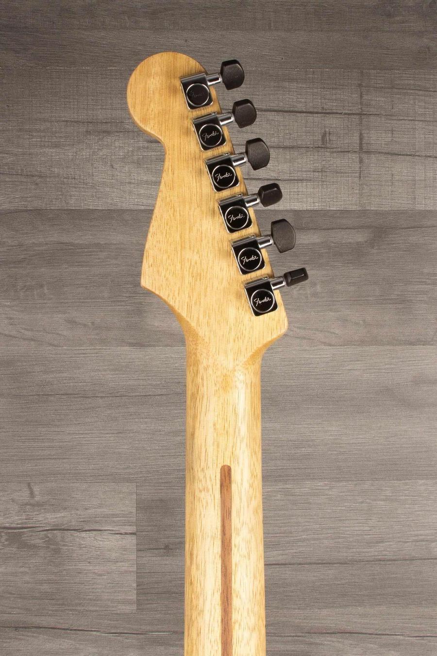 USED - Fender Limited Edition American Acoustasonic Stratocaster Exotic Cocobolo with White Limba Back & Neck - MusicStreet