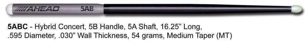 Ahead Hybrid Concert Drumsticks (Mt)