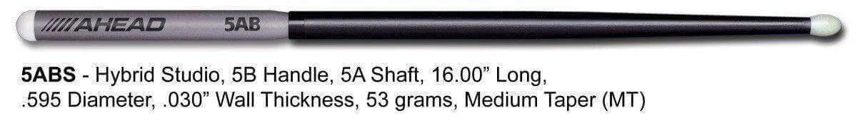 Ahead Hybrid Studio Drumsticks (Mt)