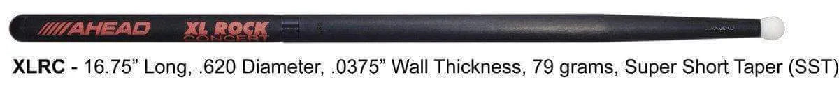 Ahead Xl Rock Concert Drumsticks (Sst)