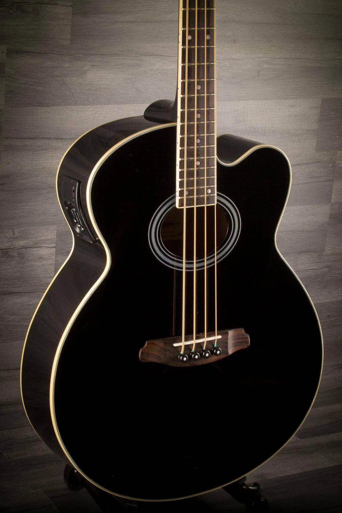 Aria Feb-30M Black Acoustic - Bass Guitar