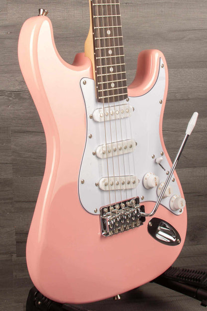 Aria STG Mini Electric Guitar - Pink
