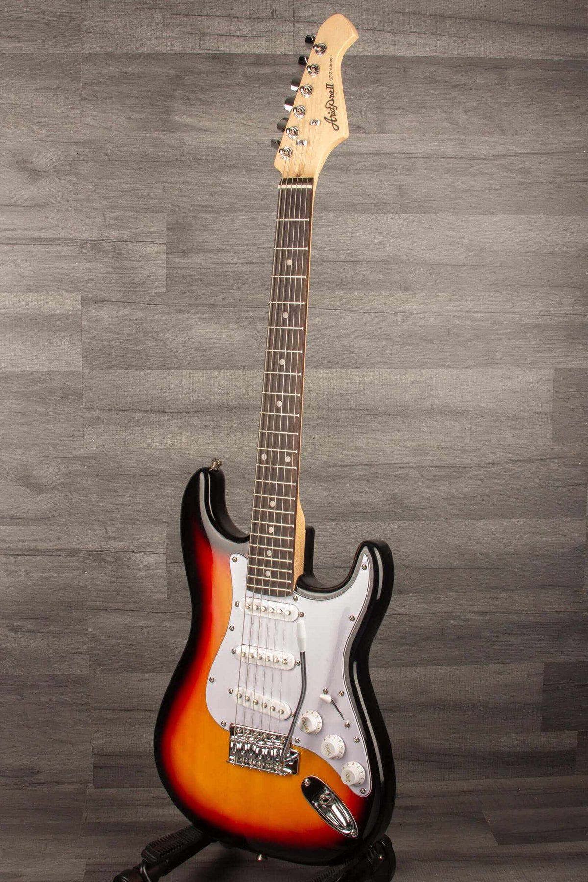 Aria STG Mini Electric Guitar - 3-Tone Sunburst