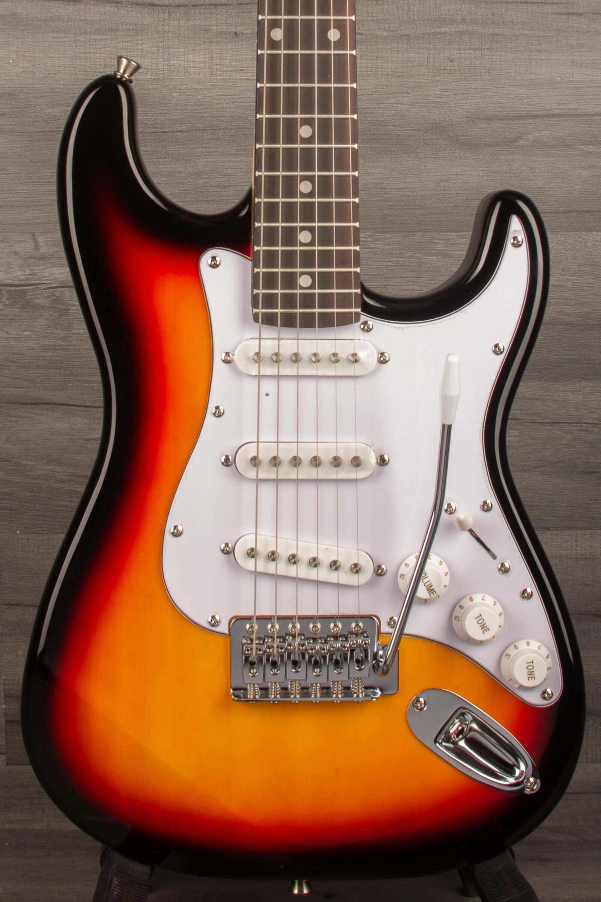 Aria STG Mini Electric Guitar - 3-Tone Sunburst