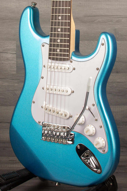 Aria STG Mini Electric Guitar - Metallic Blue